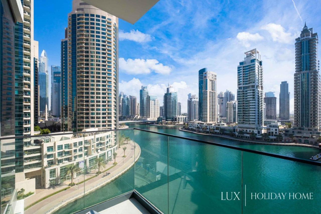 Lux - Contemporary Suite With Full Marina View Dubai Exterior photo